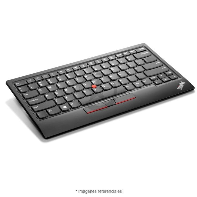 Teclado Lenovo ThinkPad TrackPoint II, Portable, Conectividad inalámbrica 2.4G, Bluetooth, Trackpoint/mouse con botones dedicados, compatible con Windows y Android