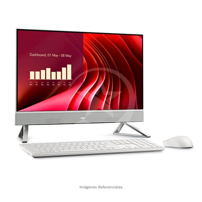 PC Todo en Uno DELL Inspiron 24-24250, Core 7 150U Hasta 5.4 GHz, RAM 16GB, SSD 512GB, LED 23.8" Full HD Táctil, Windows 11 Home