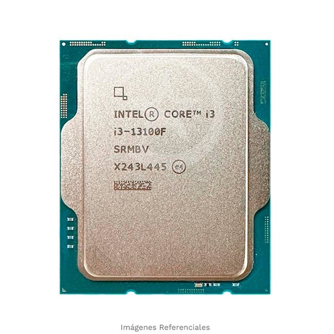 Procesador Intel Core i3-13100F de 3.4 GHz a 4.5 GHz, 12MB Cache, LGA1700, (4 Núcleos) Treceava Generación – OEM
