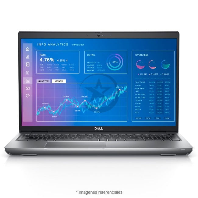 Laptop Dell Workstation Precision 3571, Intel Core i7-12800H 2.3GHz, RAM 32GB, SSD 1TB, 4GB NVIDIA T600, LED 15.6" Full HD Windows 11 Pro