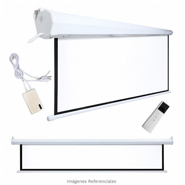 Ecran Motorizado Intense Devices ID-EC20 HD, 2 x 2 mts, 4:3 (111″), Blanco Mate.