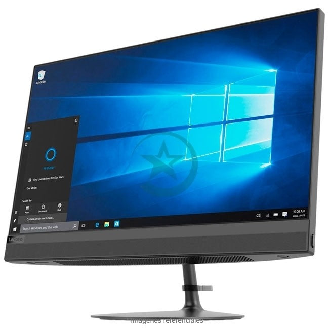 PC Todo en Uno Lenovo IdeaCentre 520 (24") Core i5-8400T 1.7GHz, RAM 16GB + Optane 16GB, 256GB SSD + 1TB HDD SATA, Wi-FI, DVD-RW, LED 23.8" Ful HD Táctil, Windows 10 Home