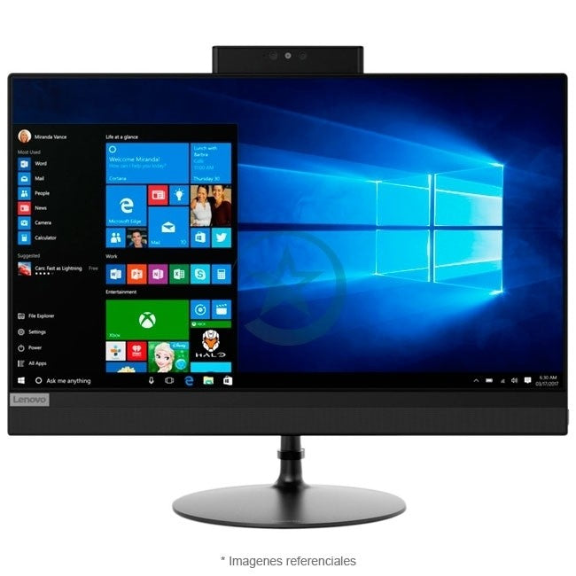 PC Todo en Uno Lenovo IdeaCentre 520 (24") Core i5-8400T 1.7GHz, RAM 16GB + Optane 16GB, 256GB SSD + 1TB HDD SATA, Wi-FI, DVD-RW, LED 23.8" Ful HD Táctil, Windows 10 Home
