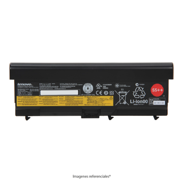 Batería Lenovo ThinkPad 55++ de 9 Celdas, 94Wh, Ion de Litio, para Laptop, Negro
