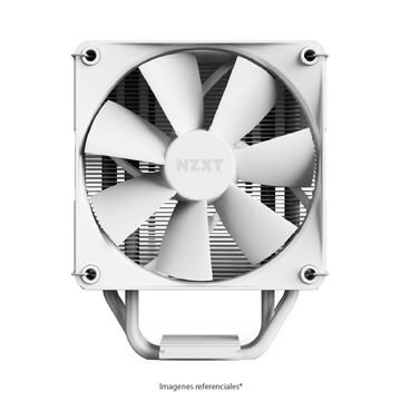Cooler para Procesador NZXT T120 White, Ventilador de 120 mm, 4 Heatpipes de Cobre, Compatible Intel y AMD