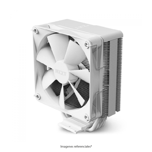 Cooler para Procesador NZXT T120 White, Ventilador de 120 mm, 4 Heatpipes de Cobre, Compatible Intel y AMD