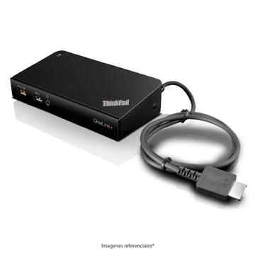 Docking Station Lenovo ThinkPad OneLink+ Dock, 6 Puertos USB, 2 DisplayPort, VGA, Gigabit Ethernet, Negro