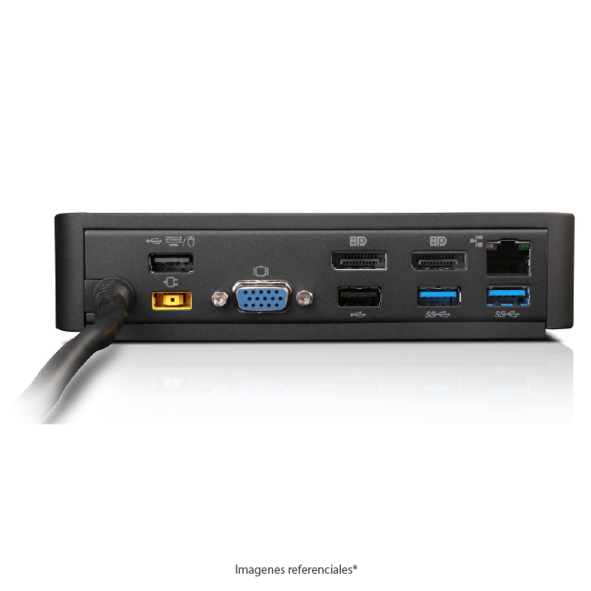 Docking Station Lenovo ThinkPad OneLink+ Dock, 6 Puertos USB, 2 DisplayPort, VGA, Gigabit Ethernet, Negro