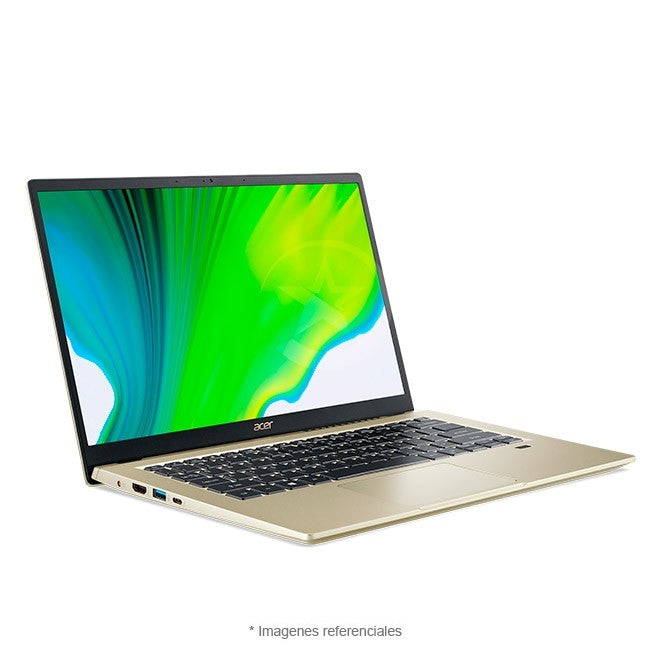 Ultrabook ACER Swift 3 SF314-59, Intel Core i7-1165G7 Hasta 4.7 GHz, RAM 8GB, SSD 256GB, Intel Iris Xe, LED 14" FHD, Peso 1,2 Kg., Windows 11 Home