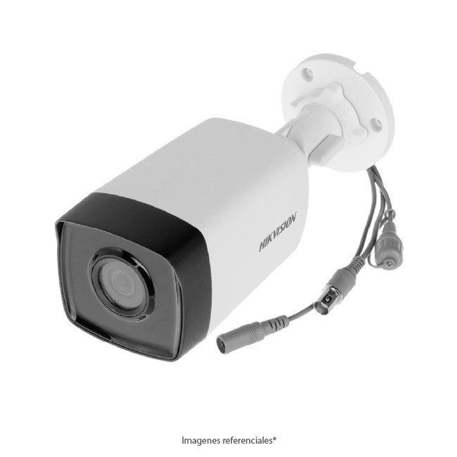 Cámara de Seguridad Hikvision Turbo HD 2MP, Full HD 1080p, Visión Nocturna IR 40 m, Lente Fijo, IP67, Exterior