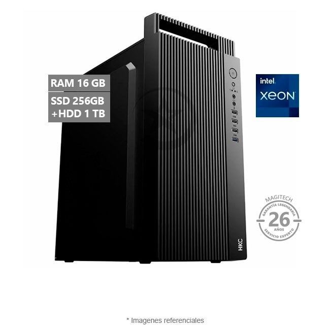 Servidor Magic Server One, Intel Xeon E5-2660 v3 Hasta 3.3 GHz (10 Núcleos), RAM 16GB, Sólido SSD 256GB + HDD 1TB, LAN Gigabit Ethernet, PSU de 500W