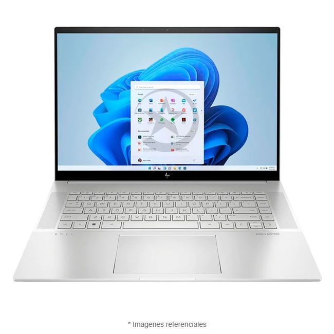 Laptop HP ENVY 16-H1023XD, Intel Core i9-13900H Hasta 5.4 GHz, RAM 16GB, SSD 1TB, Video 8GB NVIDIA GeForce RTX 4060, LED 16" 2K Touch, Windows 11 Home **