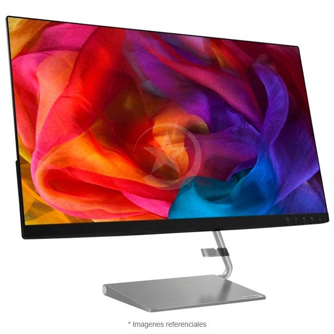 Monitor Lenovo Lenovo Q27Q-10 de 27", IPS WLED QHD (2560x1440), HDMI, DP, 16:9, 300 nits, 4 ms, Antirreflectante, AMD FreeSync, VESA