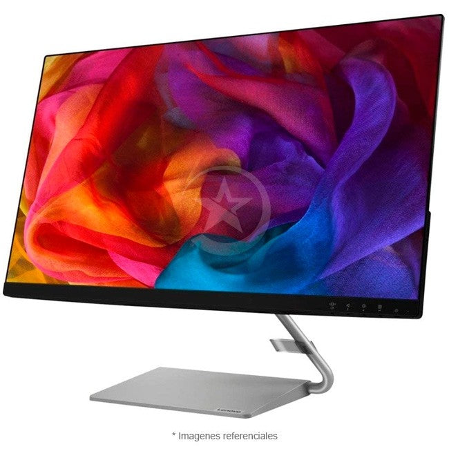 Monitor Lenovo Lenovo Q27Q-10 de 27", IPS WLED QHD (2560x1440), HDMI, DP, 16:9, 300 nits, 4 ms, Antirreflectante, AMD FreeSync, VESA
