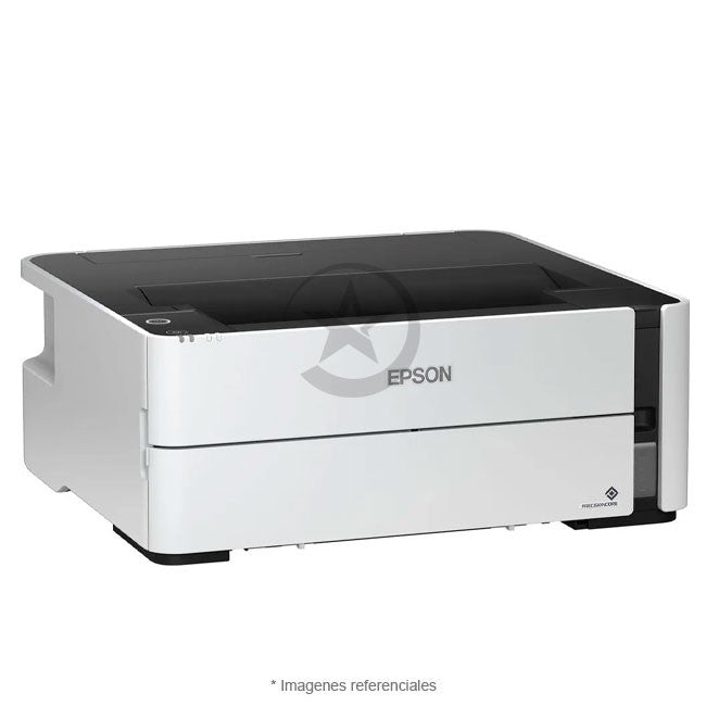 Impresora EPSON Ecotank ET-M1170 Empresarial, Monócroma A4, Impresión Doble Cara, USB 2.0, Ethernet RJ-45, Wi-Fi Direct, Impresión móvil y en nube, Rendimiento de hasta 11,000 páginas.