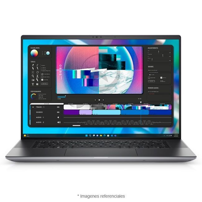 Laptop Workstation Dell Precision 16 5680 Mobile, Intel Core i5-13600H Hasta 4.8 GHz, RAM 16GB, SSD 256GB, LED 16" FHD+, Windows 11 Pro