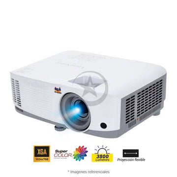 Proyector Viewsonic PA503X – DLP de 3800 Lumenes, resolución nativa XGA (1024x768), brillo superior y larga duración de lámpara, conectividad HDMI, VGA
