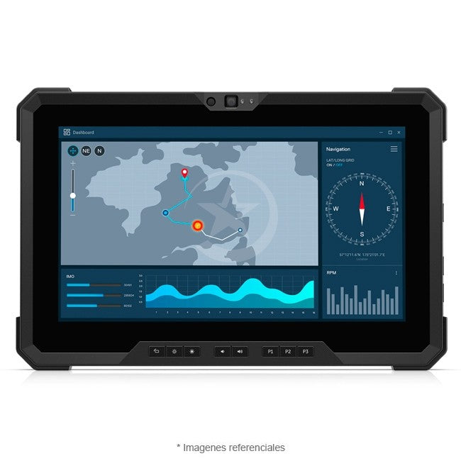 Tablet Dell Industrial Latitude 7220 Rugged Extreme 12, Intel Core i5-8365U Hasta 4.1 GHz, RAM 8GB, SSD 256GB, LED 11.6" Full HD Touch con 1000 nits, Windows 10 Pro
