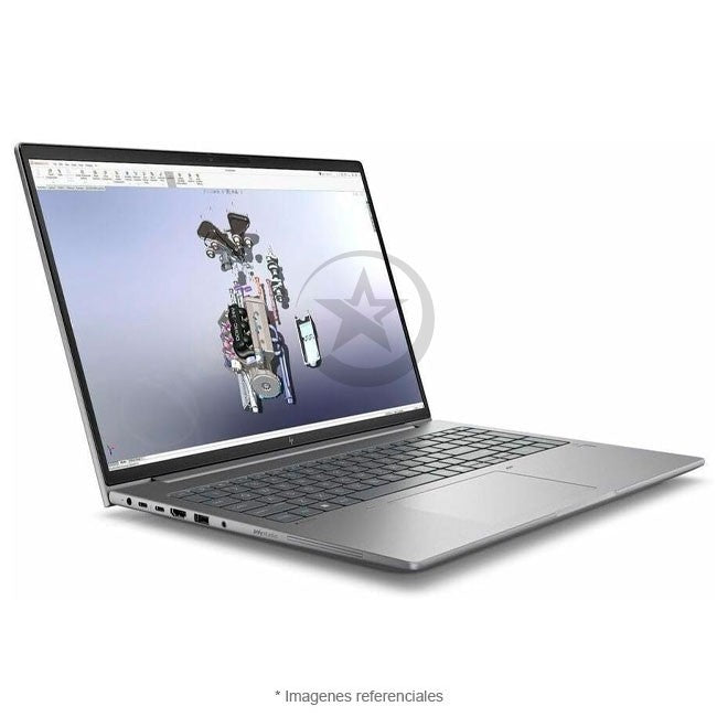 Laptop Workstation HP ZBook X G1, Intel Core Ultra 7 265H Hasta 5,3 GHz, RAM 32GB, SSD 1TB, 8GB NVIDIA RTX Pro 1000, LED 16" WUXGA, sRGB, Windows 11 Pro