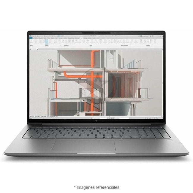Laptop Workstation HP ZBook X G1, Intel Core Ultra 7 265H Hasta 5,3 GHz, RAM 32GB, SSD 1TB, 8GB NVIDIA RTX Pro 1000, LED 16" WUXGA, sRGB, Windows 11 Pro