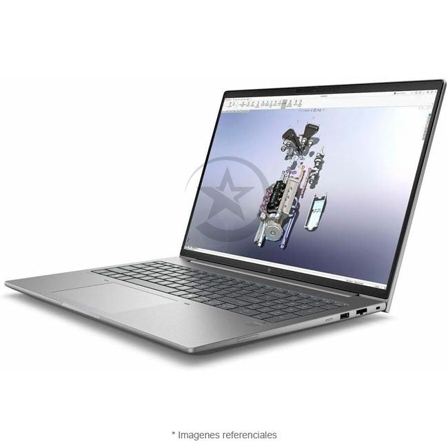 Laptop Workstation HP ZBook X G1, Intel Core Ultra 7 265H Hasta 5,3 GHz, RAM 32GB, SSD 1TB, 8GB NVIDIA RTX Pro 1000, LED 16" WUXGA, sRGB, Windows 11 Pro